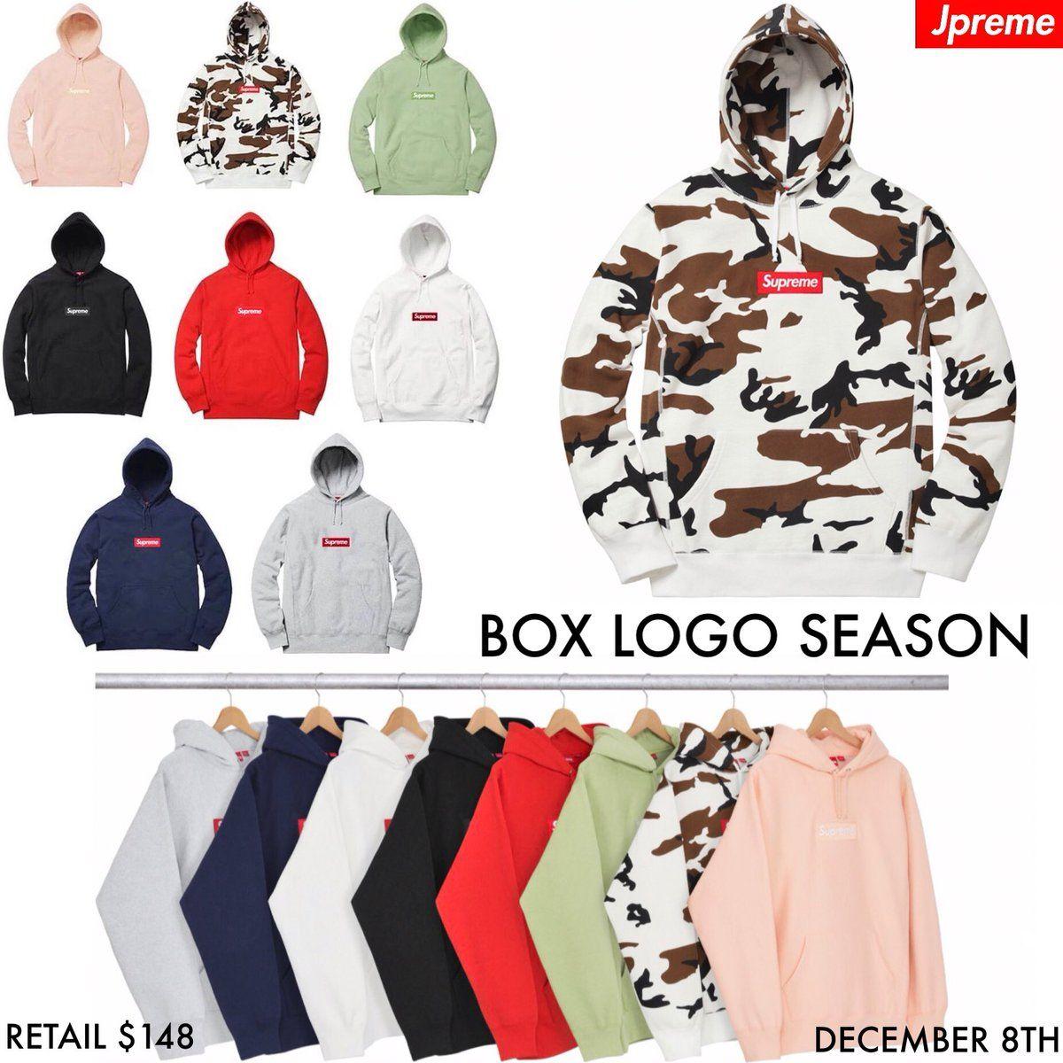 A Single White On Red Box Logo - J Box Logo Hoody Release Dec 8th Unless Pushed