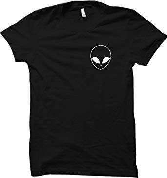 Tumblr T Logo - GILDAN Alien Pocket Hipster Logo T Shirt Blogger Tumblr Fashion ...