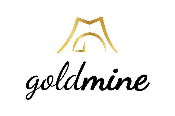 Gold Mining Logo - Gold mine logo template Logo Templates Creative Market