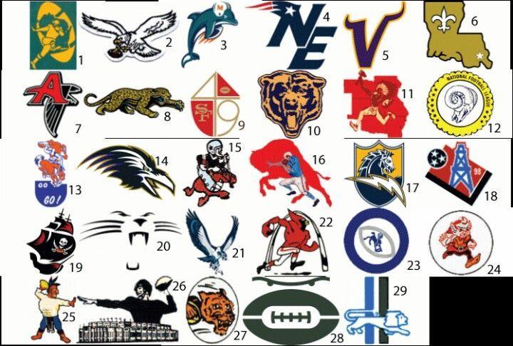 Old NFL Logo - NFL old school logos | Rep your colors | NFL, Football, Sports logo