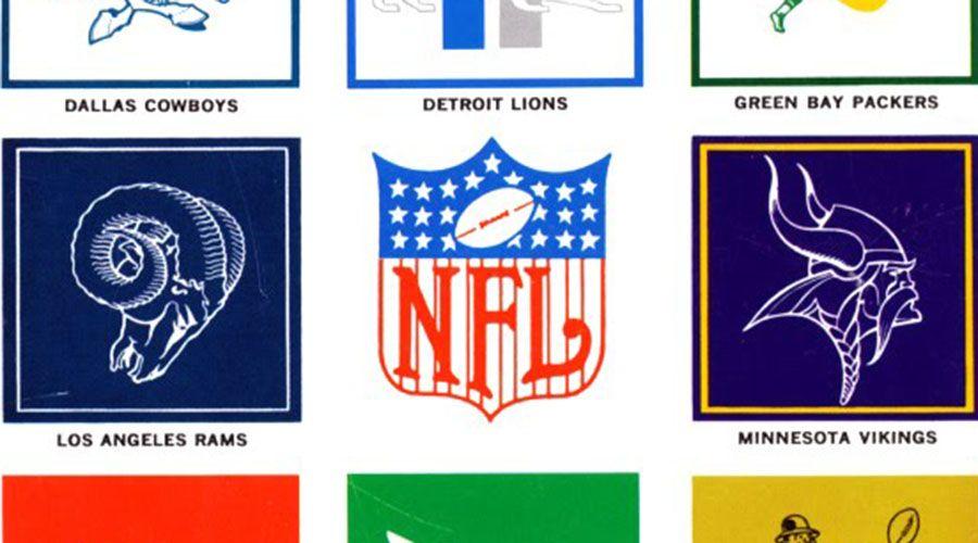 Old NFL Logo - Classic NFL Logos from 1964 | grayflannelsuit.net