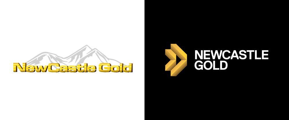 Gold Mining Logo - Brand New: New Logo and Identity for NewCastle Gold by BR / BAUEN