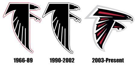 NFL Falcons Logo - VIDEO: NFL Logo Redesigns From 1996-2012, A History Of Pissed-Off ...