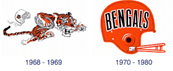 NFL Bengals Logo - LOOK: 5 most dramatic logo changes in NFL history - CBSSports.com