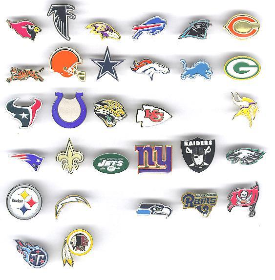 NFL Football Team Logo - NFL Pin, NFL Pins, NFL Lapel Pins, NFL Logo Pins, NFL Football Pins ...