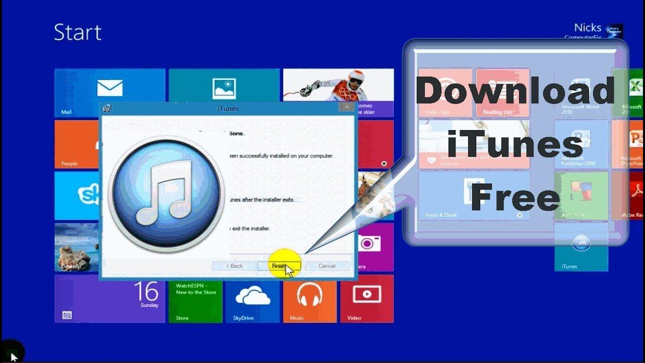 iTunes Windows 8 Logo - How to Download iTunes to your Computer Free!!! 8