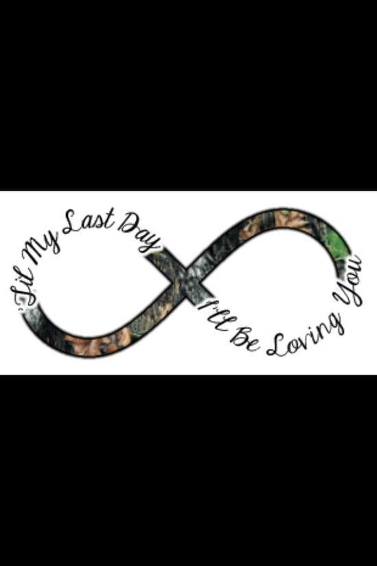 Camo Infinity Logo - Justin Moore's 'til my last day song. with a camo infinity