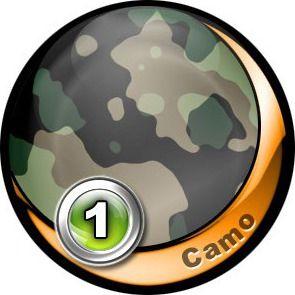 Camo Infinity Logo - Camouflaged