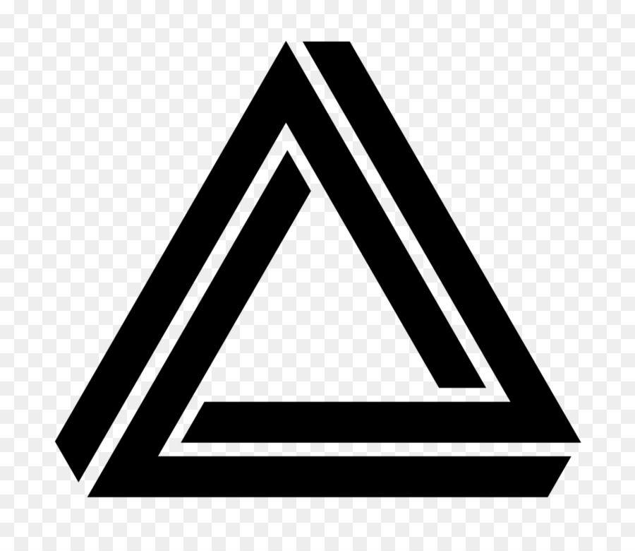 Geometric Triangle Logo - Penrose triangle Logo Geometry Shape png download