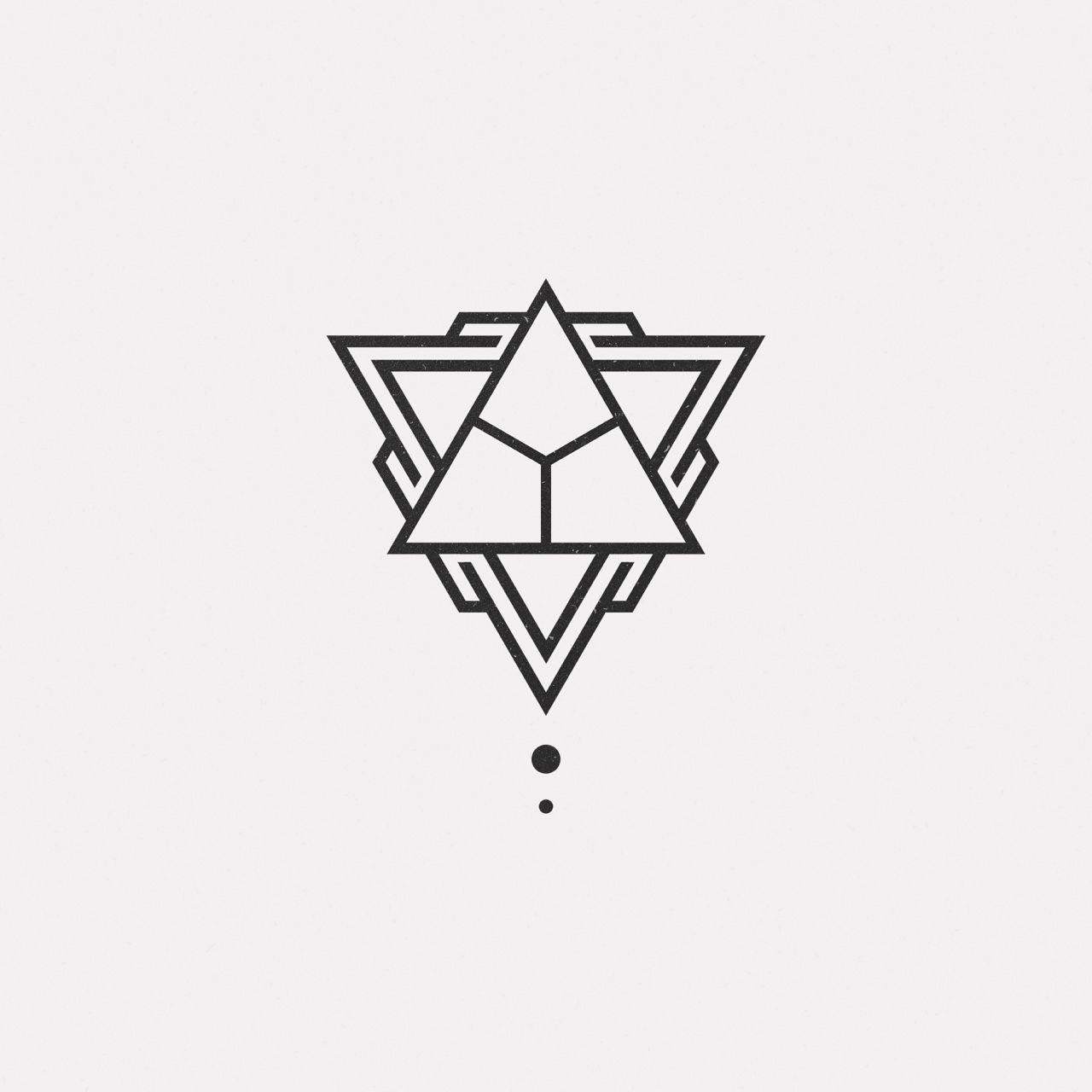 Geometric Triangle Logo - DE16-779 A new geometric design every day | - shape - | Geometric ...