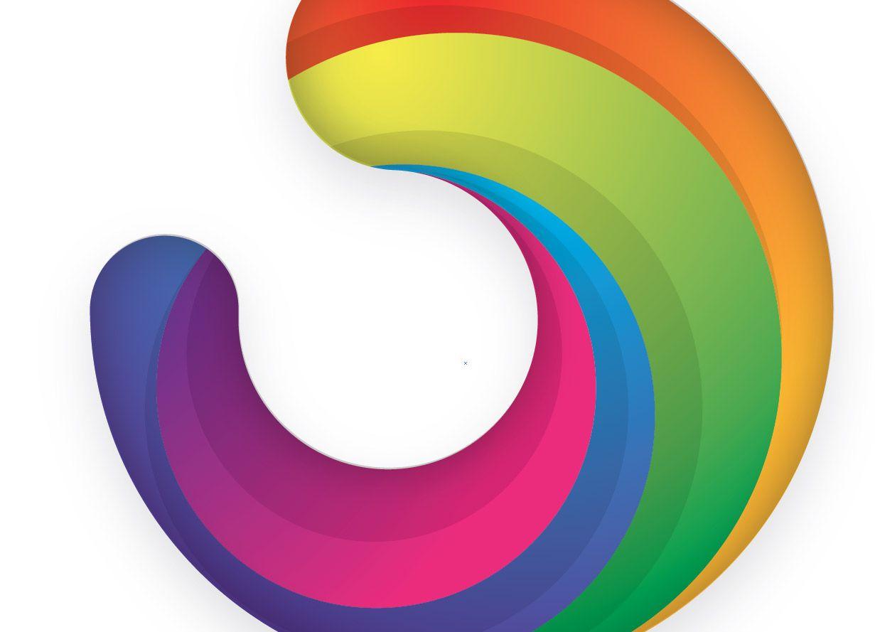 Multicolor Circle Logo - How To Create a Colorful Logo Style Icon in Illustrator