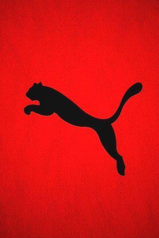 Red Puma Logo - Puma Logo in Red Background iPhone Wallpaper Download. PUMA in 2019