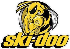 Ski-Doo Logo - 4 (1) Skidoo Ski Doo Bee Snowmobile Sticker Decal Sled Tattoo