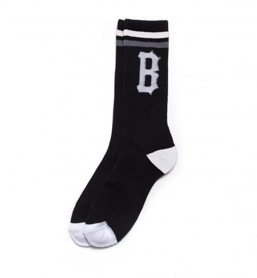 Black Scale B Logo - Socks