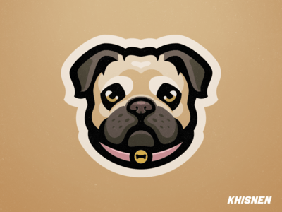 Pugs Sport Logo - 16. Dog Icon. Pugs, Dog icon, Logos