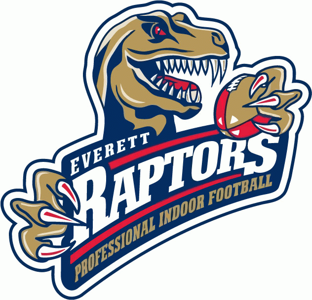 Pugs Sport Logo - Everett Raptors Primary Logo Football League (IFL)
