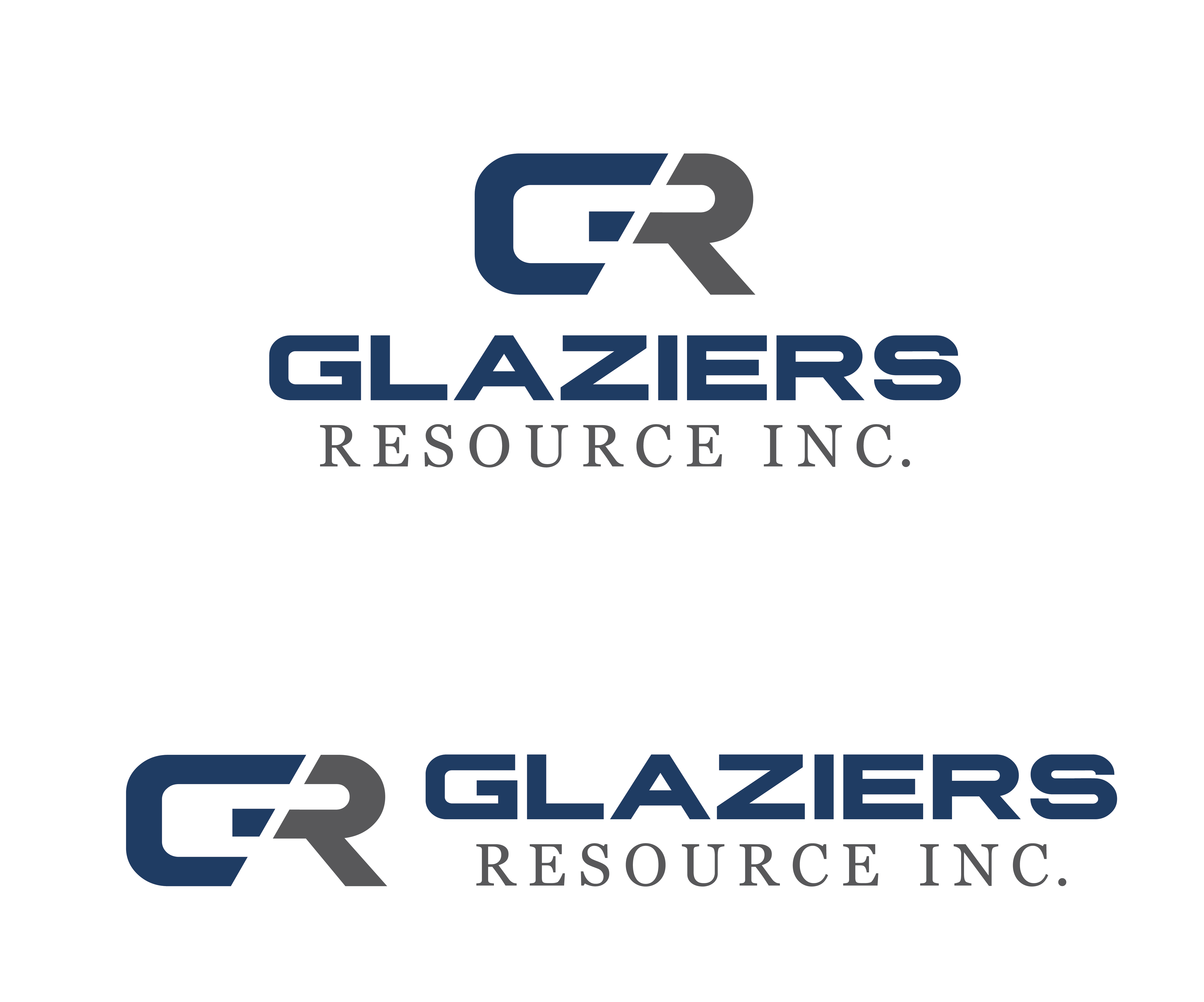 Glaziers Logo - Bold, Serious, Construction Logo Design for Glaziers Resource Inc ...