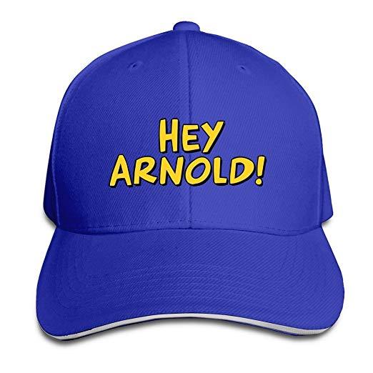 Arnold Logo - RoyalBlue Hey Arnold Logo Adjustable Golf Cap Hat: Home