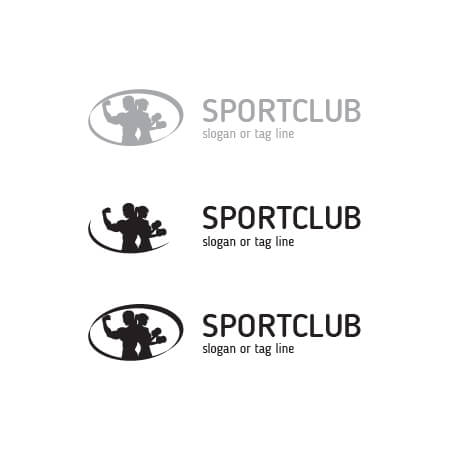 Pugs Sport Logo - Buy fitness and sport club Logo Template for $5