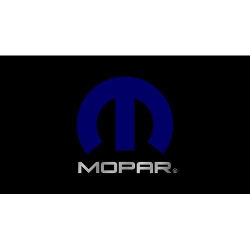 Mopar Logo - Personalized Mopar Logo License Plate on Black Steel