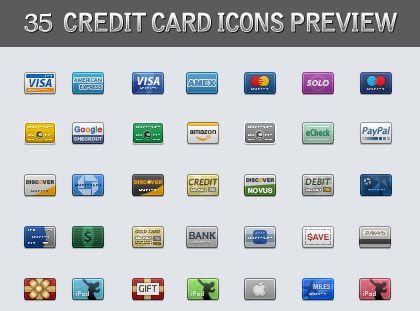 Small Credit Card Logo - Download 35 Miniature Credit Card Icon By Graphicpeel. Icon