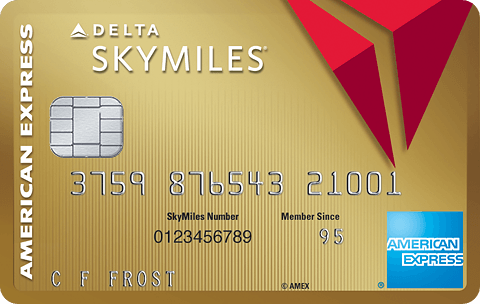 Small Credit Card Logo - Gold Delta SkyMiles® Credit Card from American Express Reviews ...