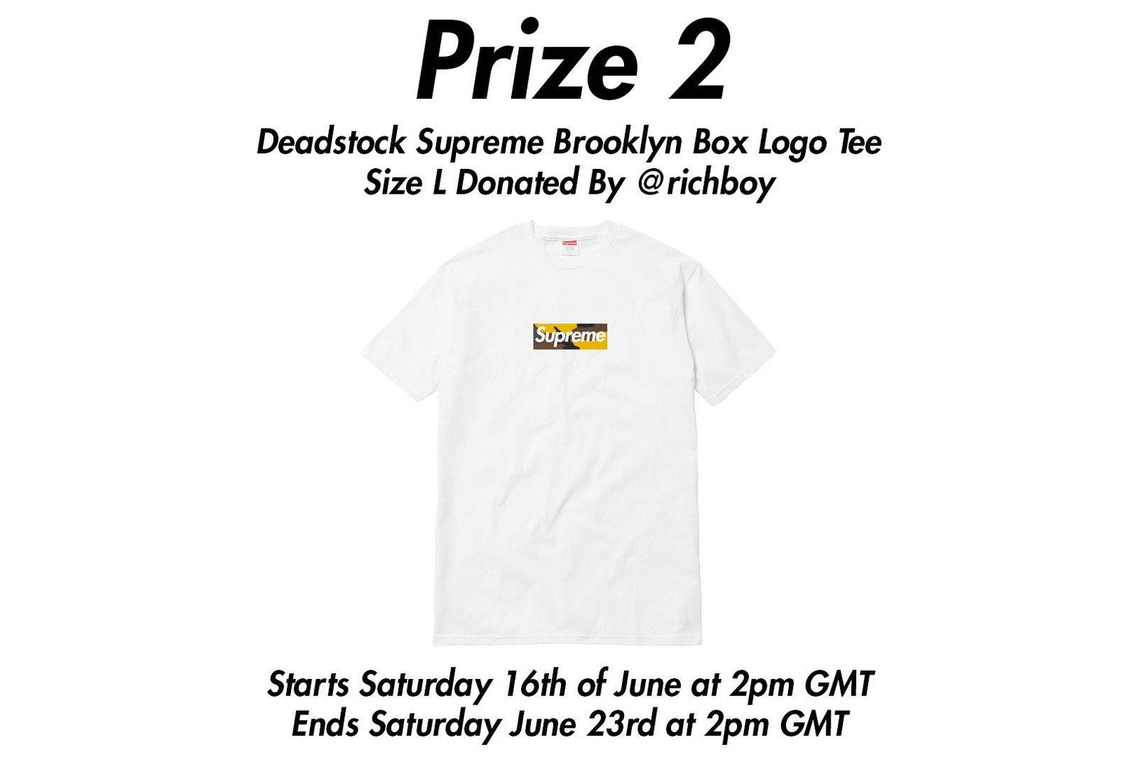 Red Cross in White Box Logo - supreme_leaks_news Red Cross Charity Raffle | HYPEBEAST