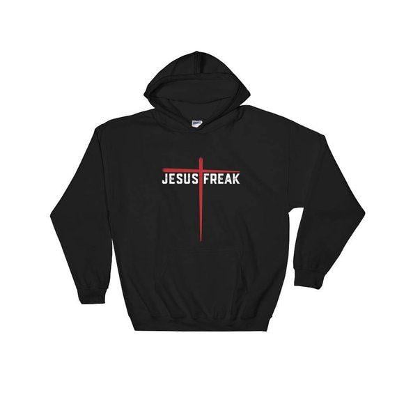 Red Cross in White Box Logo - Jesus Freak Red Cross Hoodie Sweatshirt | Products | Hoodies ...