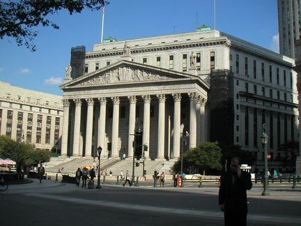 New York Supreme Court Logo - New York Architecture Image- New York County Courthouse NY State