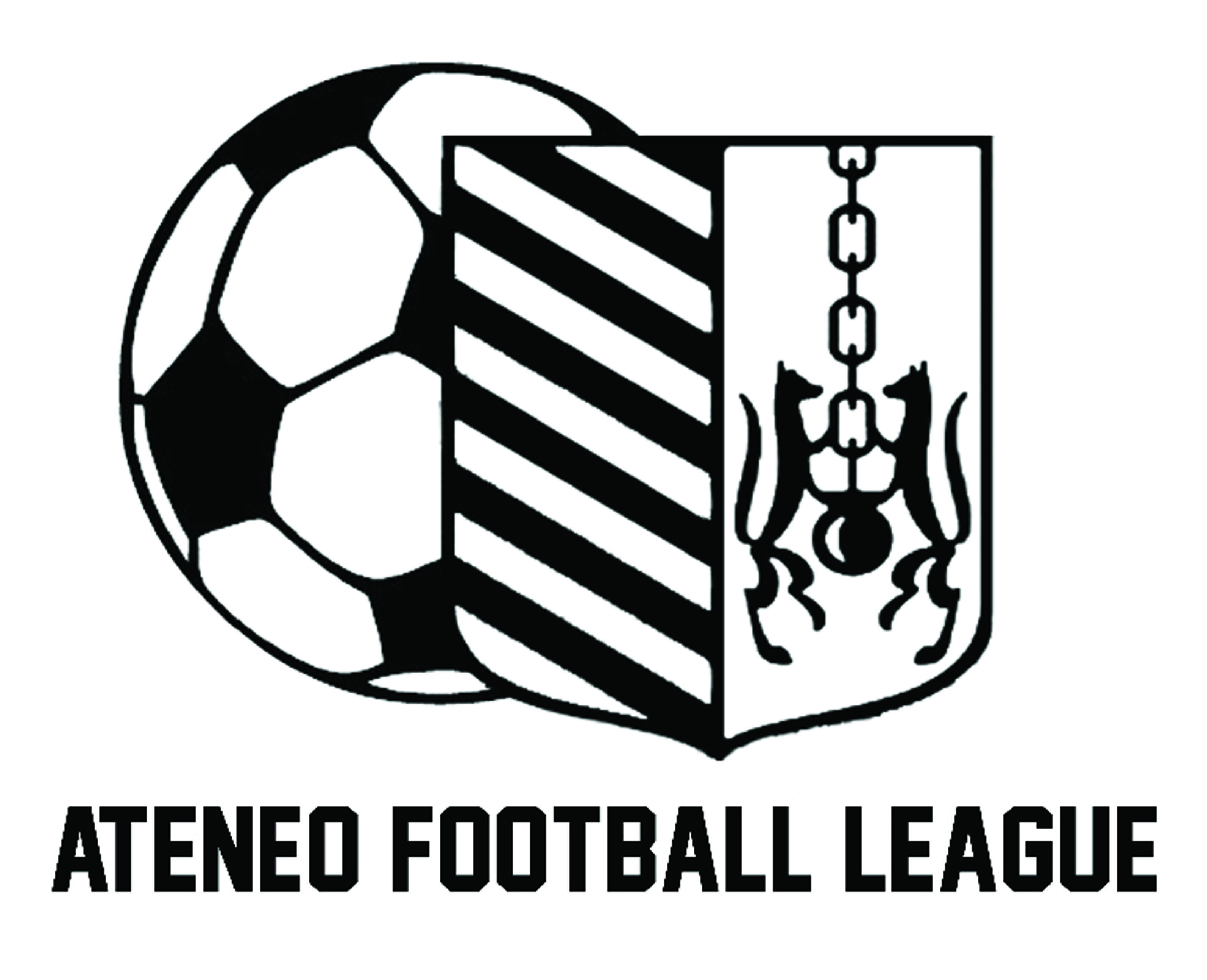 Football Outline Logo - ATENEO FOOTBALL LEAGUE LOGO. Ateneo Football League 2015