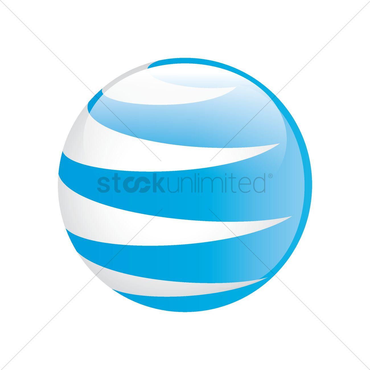 Spherical Logo - Spherical logo element design Vector Image