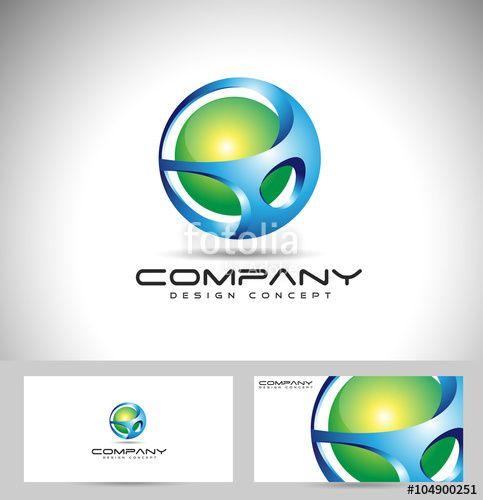 Spherical Logo - Sphere Logo Design.Abstract Spherical Logo. Creative Vector Sphere ...
