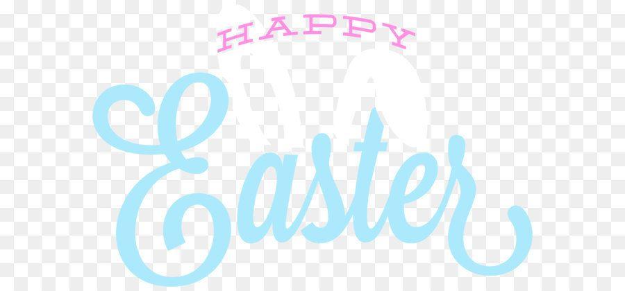 Easter Logo - Logo Brand Blue Font - Happy Easter Clip Art PNG Image png download ...