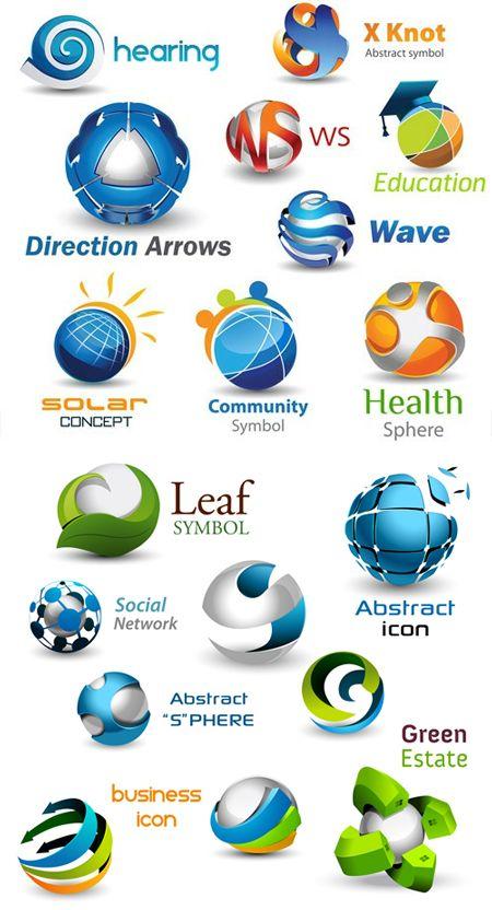 Spherical Logo - Quality Graphic Resources: 3D Spherical Logos