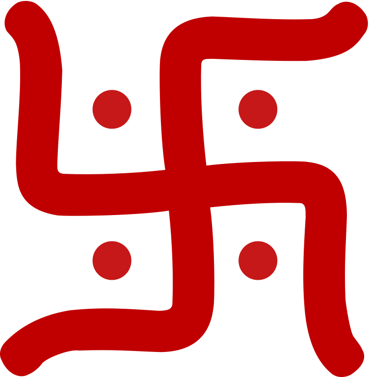 Red Hindu Logo - File:HinduSwastika.svg