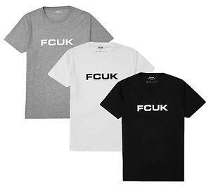 S French Logo - French Connection FCUK New Printed Slim Fit Logo T-Shirt Print Top ...