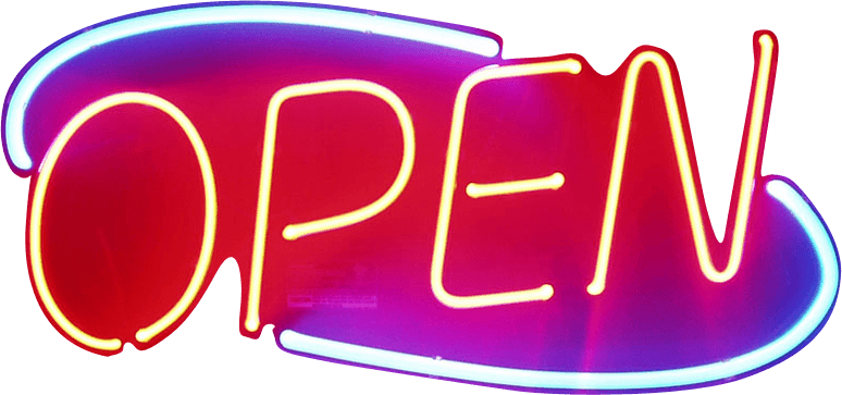 Red Open Bar Logo - Open bar logo neon png 7 PNG Image