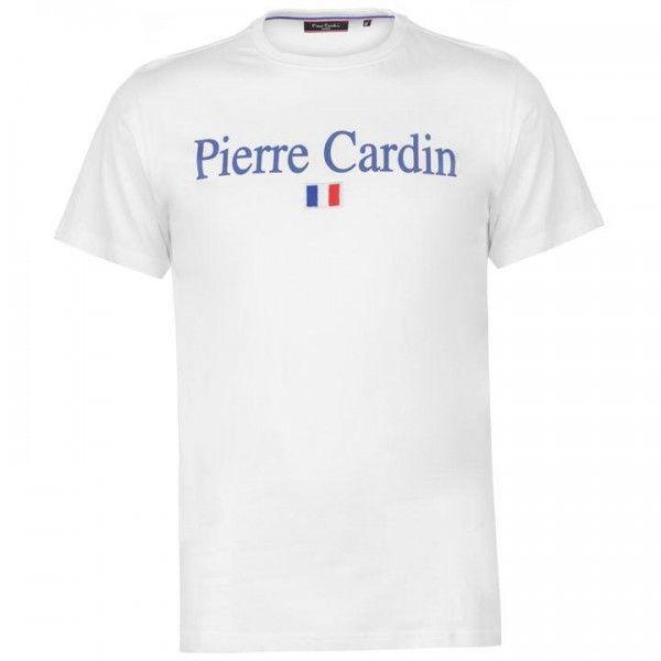 S French Logo - Pierre Cardin French Logo Tee Mens Off White Men's T Shirts 598462