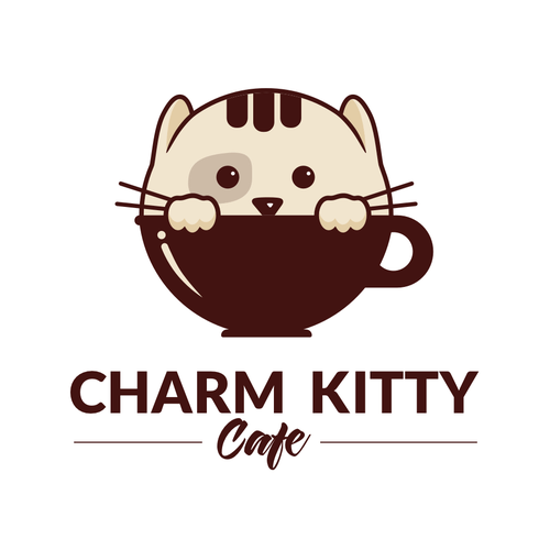Cute Cafe Logo - Create a cute logo for a cat cafe! | Logo design contest