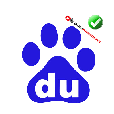 Du Paw Logo - D U Paw Print Logo - Logo Vector Online 2019
