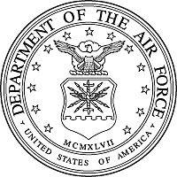 Black and White Air Force Logo - Military Service Seals