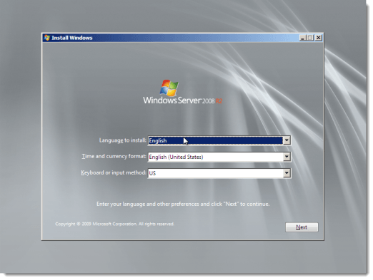 Windows Server 2008 Logo - Install Windows Server 2008 R2