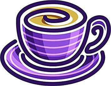 Cute Cafe Logo - Amazon.com: Cute Simple Coffee Shop Cafe Cartoon Cappuccino Cup Logo ...