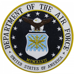 Dept of the Air Force Logo - Air Force Plaques