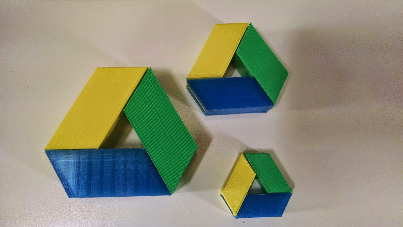 Blue Green Yellow Triangle Logo - Maker Club: Multi-Color 3D Printing Using Snap Together Parts