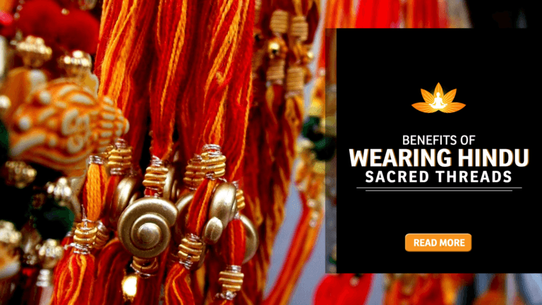 Red Hindu Logo - Benefits Of Wearing Hindu Sacred Threads