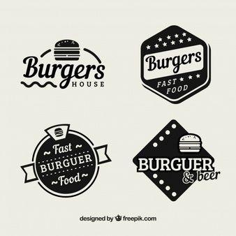 Vintage Fast Food Restaurant Logo - Burger Logo Vectors, Photos and PSD files | Free Download