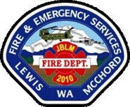 Dept of the Air Force Logo - Lewis McChord Air Force Base Fire Department AFB, WA