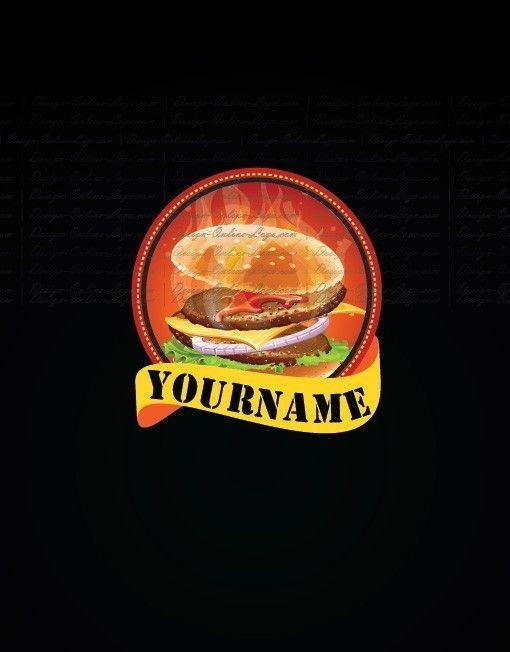 Hamburger Restaurant Logo - Exclusive Design: Fast food Burger Logo + Compatible FREE Business ...