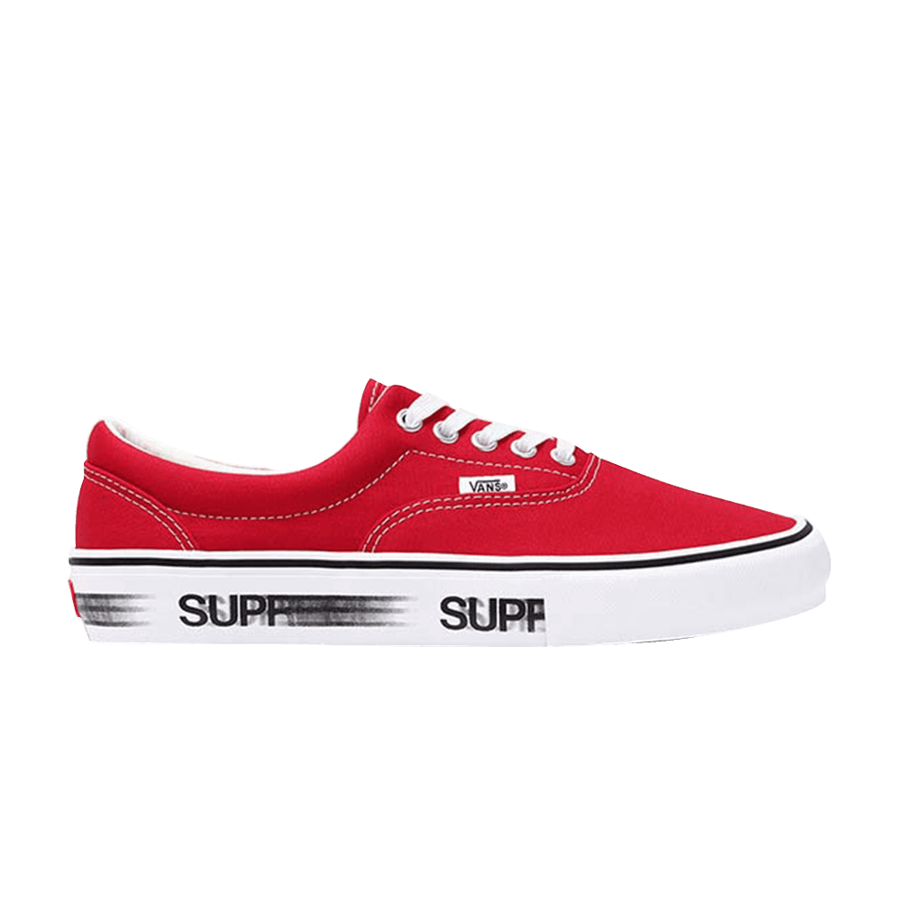 Vans Supreme Red Logo - Supreme x Authentic Pro 'Checkered Red'